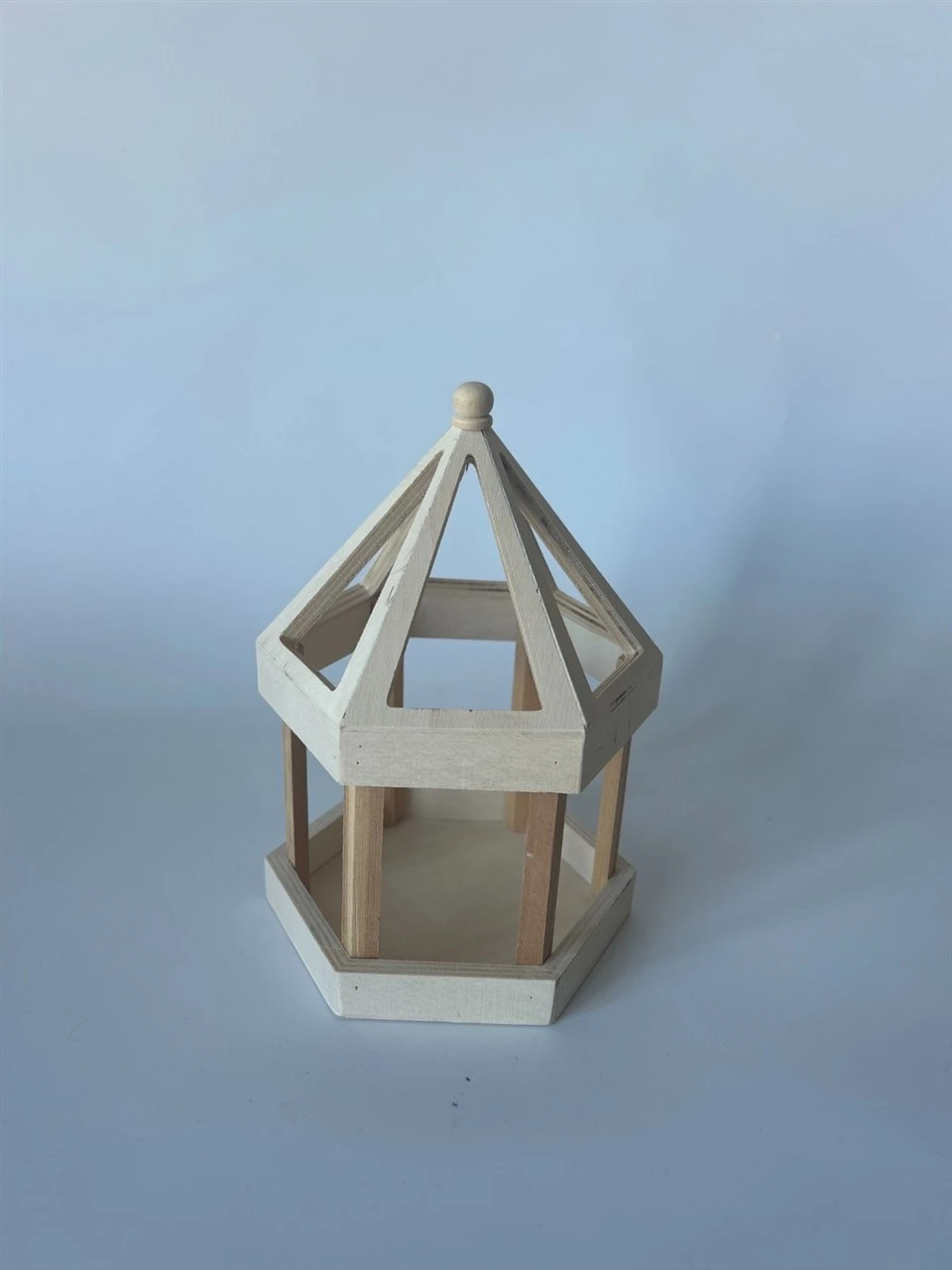 Hexagon Wooden Bird House